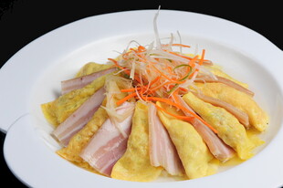 美味凉拌鸡片摆盘精致