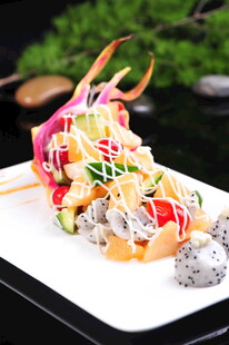 多彩蔬菜虾仁串