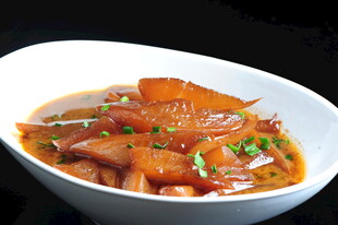 红烧萝卜美食特写