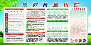 抗癌健康教育宣传栏
