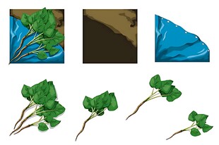 绿叶植物素材集合