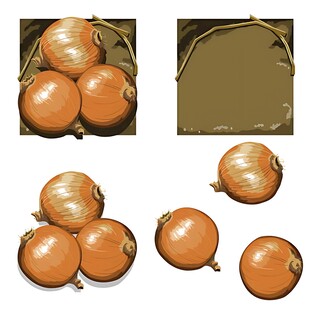 新鲜洋葱展示图