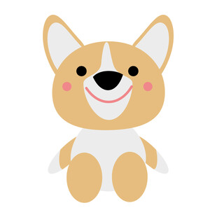 可爱卡通小狗形象