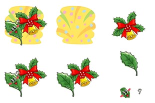 圣诞装饰元素设计素材