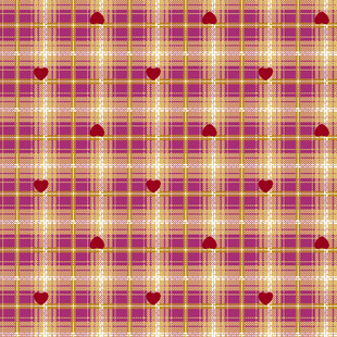 爱心格子图案背景