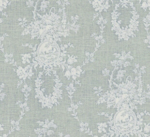 浅绿底白色花纹布料纹理