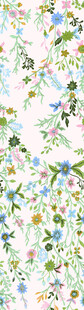 清新花卉图案背景图