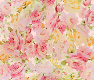 浪漫花卉水彩图案背景