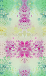 多彩花卉图案背景