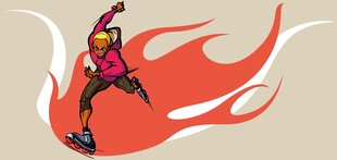 火焰中舞动的活力身影