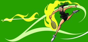 动感运动女孩活力飞扬