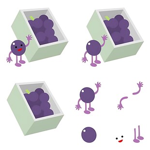 紫色怪物从盒中弹出场景