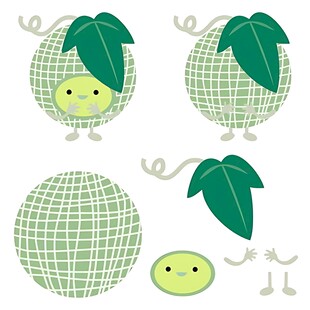 可爱卡通青柠形象设计