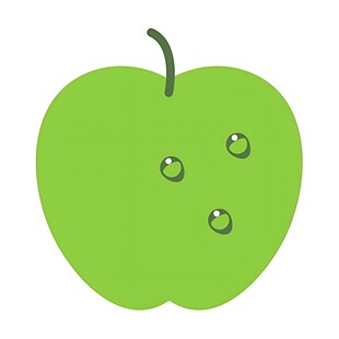 青苹果插画
