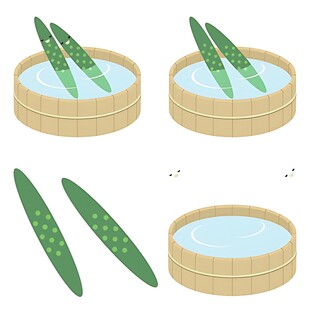 豌豆浸泡过程图示