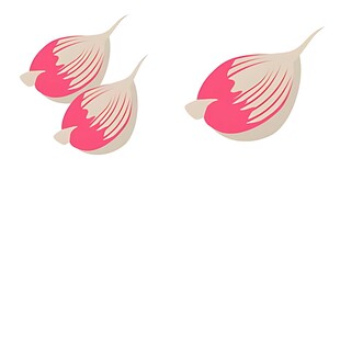 粉色花瓣造型精美耳环