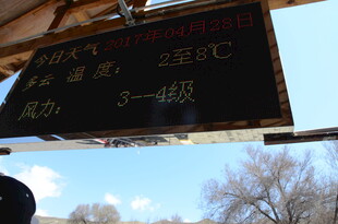 户外温度显示牌