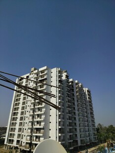 高层住宅楼外观景观