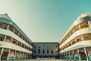 多层建筑庭院景观