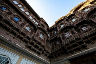 印度传统建筑内部景观