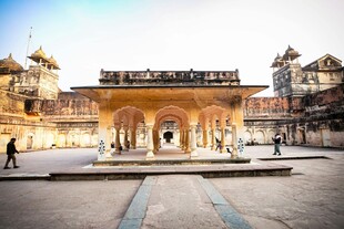 印度古建筑庭院景观