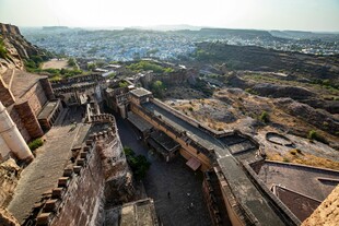 罗马古城遗址俯瞰景观