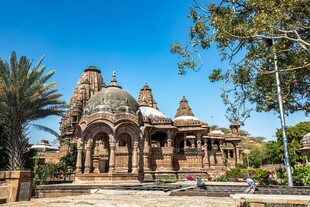 印度古老庙宇建筑景观