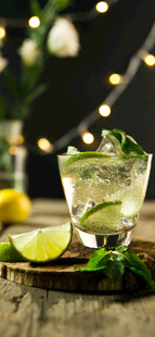 清新薄荷柠檬鸡尾酒