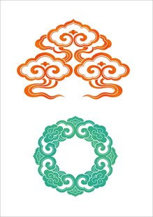 中式传统云纹