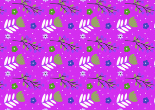 紫色花卉图案背景纹理