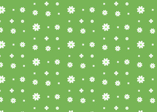 绿色小花圆点图案背景