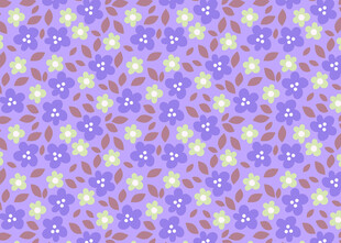 紫色花卉图案背景纹理