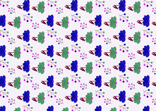 多彩仙人掌图案背景纹理