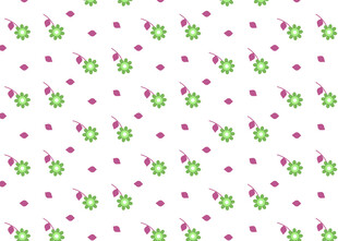 可爱卡通图案无缝背景图