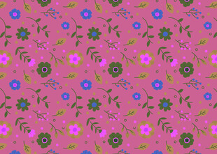 粉色花卉图案背景纹理
