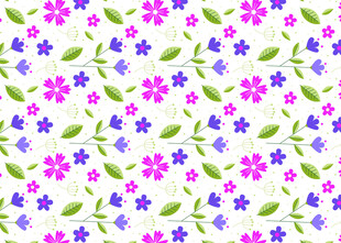 缤纷小花图案背景