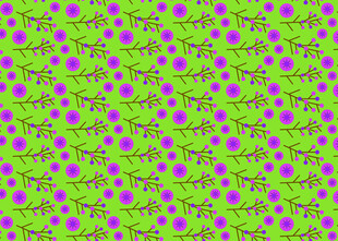 绿底紫点几何图案背景