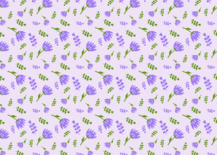 紫色花卉图案背景纹理