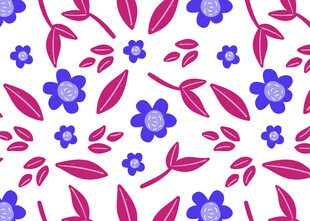 花卉图案背景 