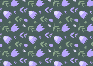 紫色花卉图案背景纹理