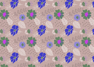 花卉图案布料纹理背景