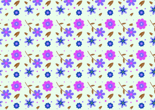 花卉图案背景 