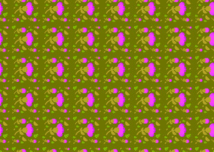 绿色背景花卉图案纹理