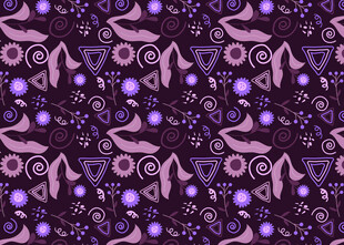 紫色抽象花纹图案背景