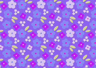 紫色花卉图案背景纹理