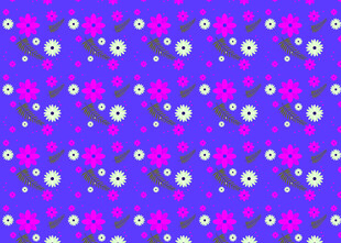 多彩花卉图案背景