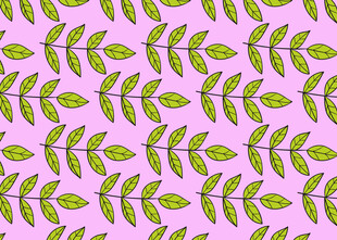 粉色背景叶片图案纹理