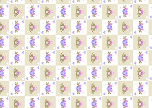 花卉图案背景纹理