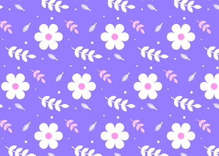 紫色花卉图案背景纹理