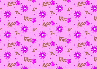 粉色花卉图案背景